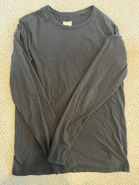 Rag & Bone Men's Long-Sleeve Crew Neck Shirt - Black